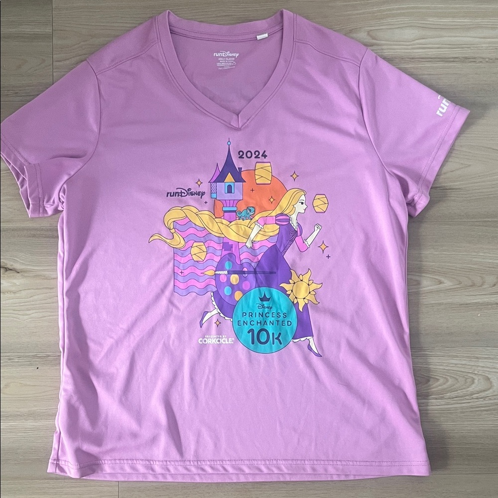 runDisney Adult Purple 2024 Princess 10K T-Shirt